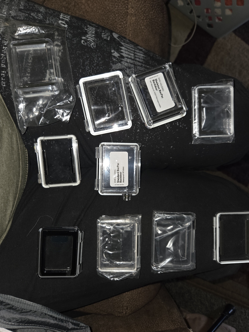 GoPro Clear and Black Replacement Backdoor/Housing Covers